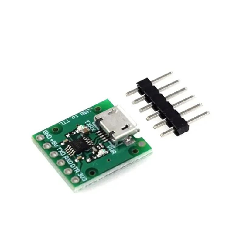 CH340E USB to TTL Serial Converter, 5V/3.3V Alternative CH340G Module For Arduino Pro mini