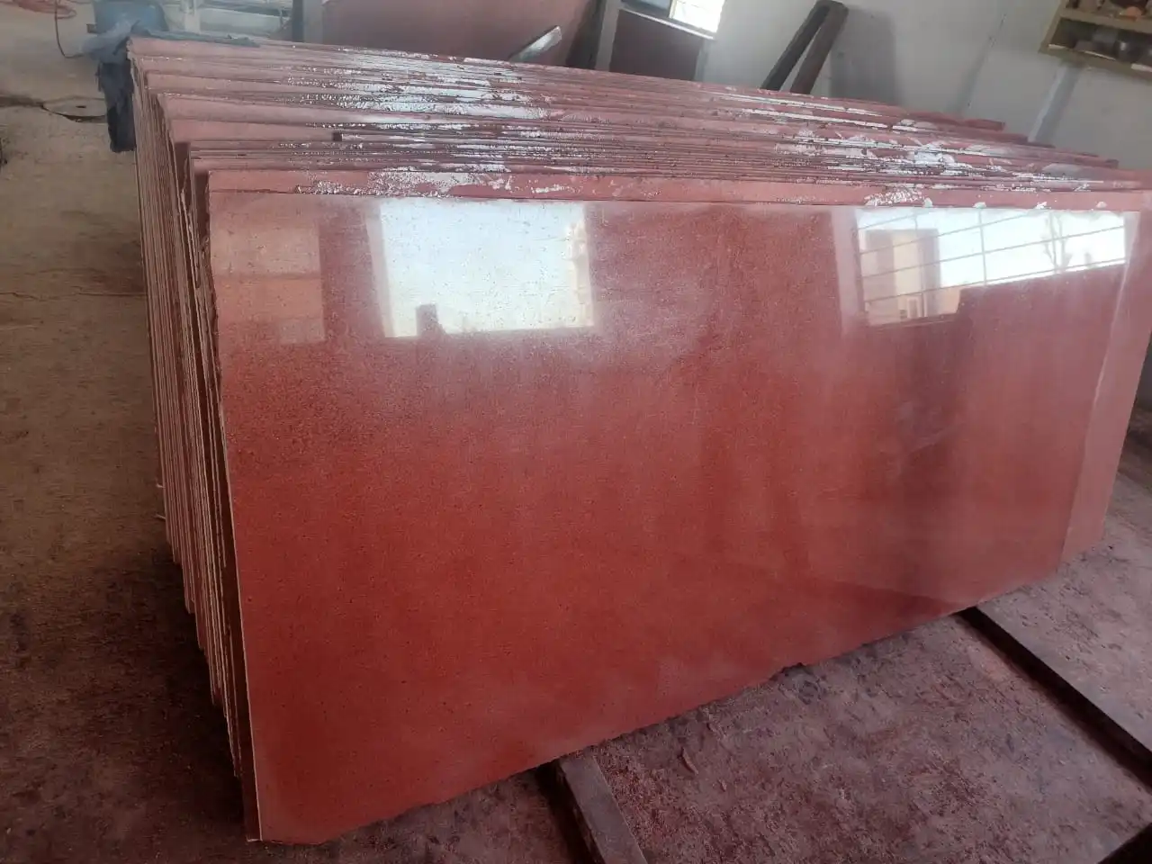 Best Quality Kharda Red Granite Is Extensively Used for In Flooring Wall Cladding Exterior Interior and Also Table Tops