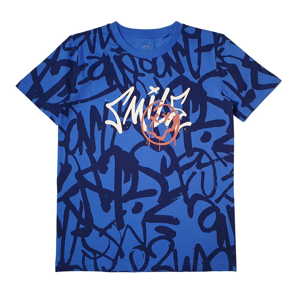 Stylish T-shirt for boys Clothes for a child best prices 100% cotton Dark blue short sleeves