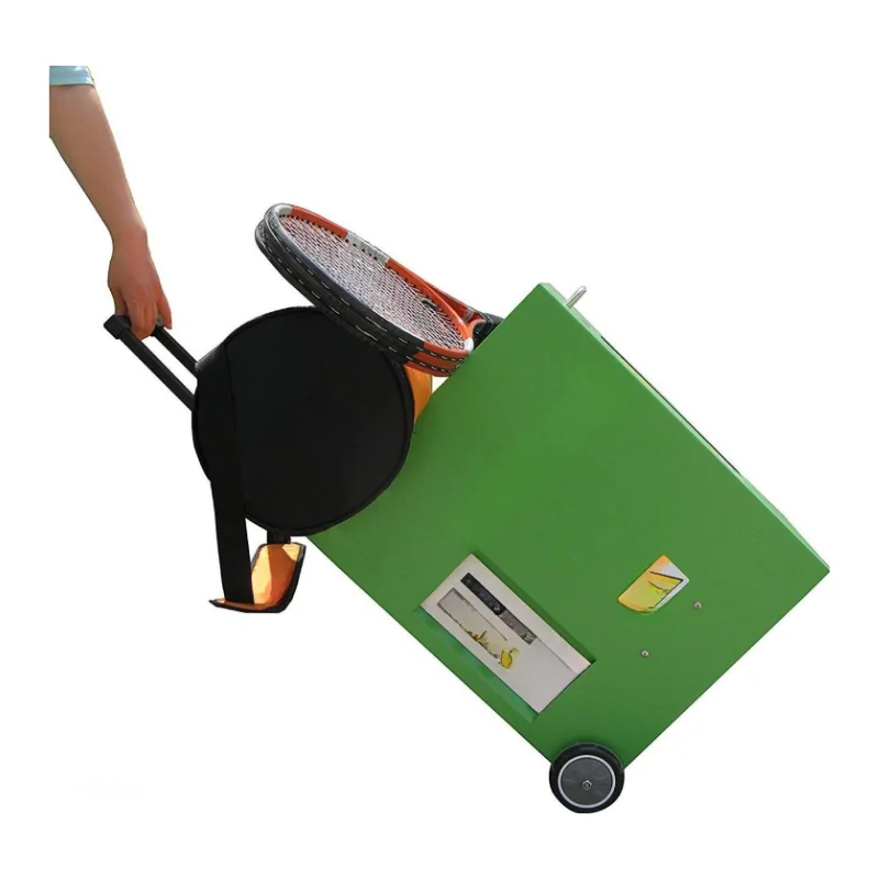 WHOLESALE Portable Tennis Ball Machine, Adjustable Speed 20-110 km/h, 120 Balls Capacity