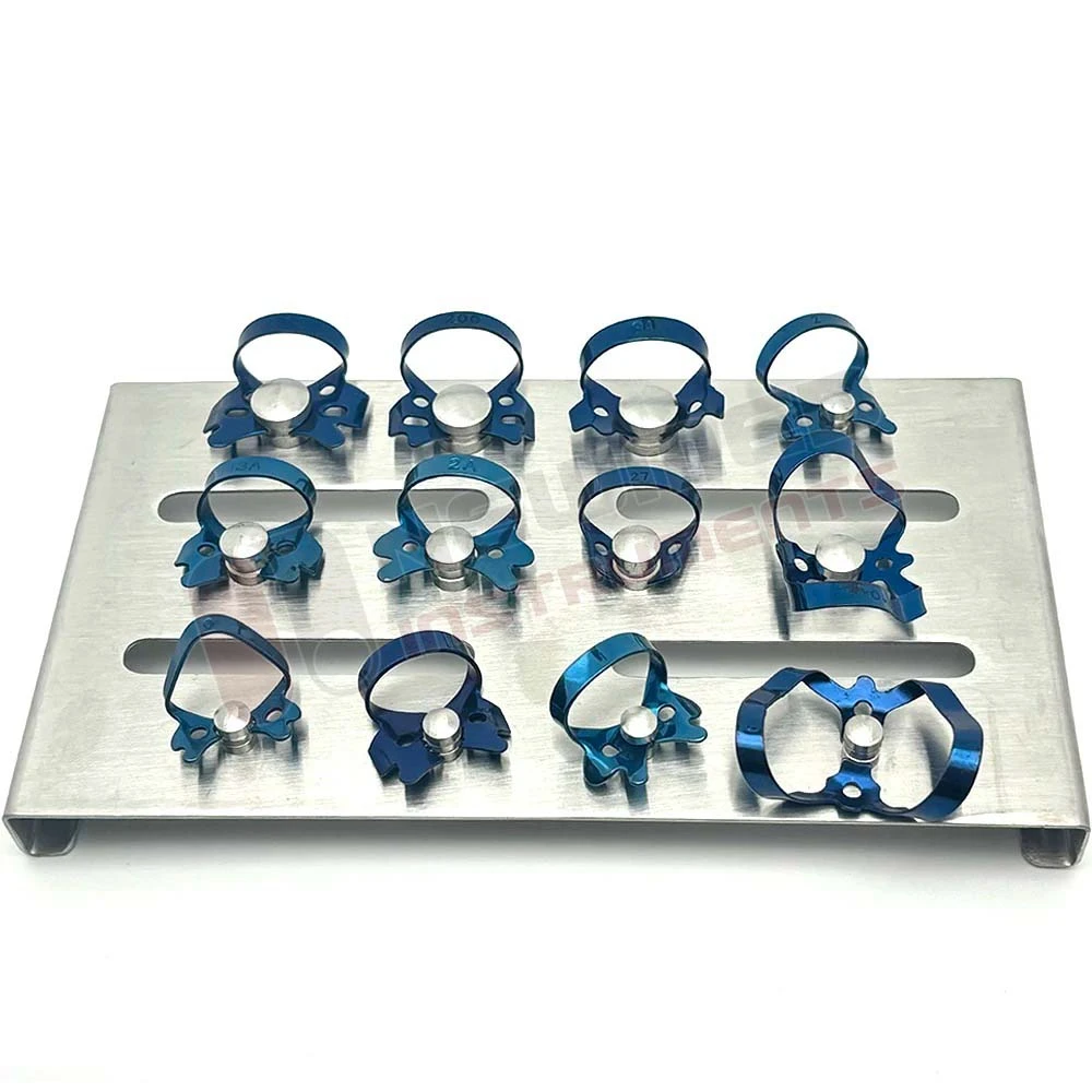 Высококачественный зубоврачебный резиновый зажим UL AMIN для фабрики оптовая продажа прецизионные молярные зажимы с материалом без ржавчины одобрен OEM