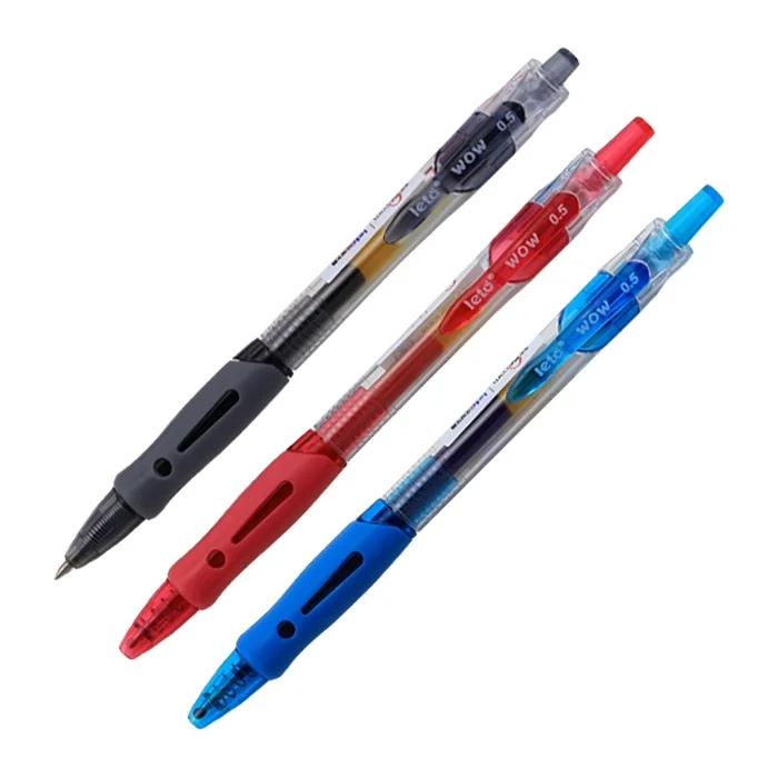 Retractable Gel Pens Leto GP-2511 Fine Point 0.5mm Retractable Gel Pens