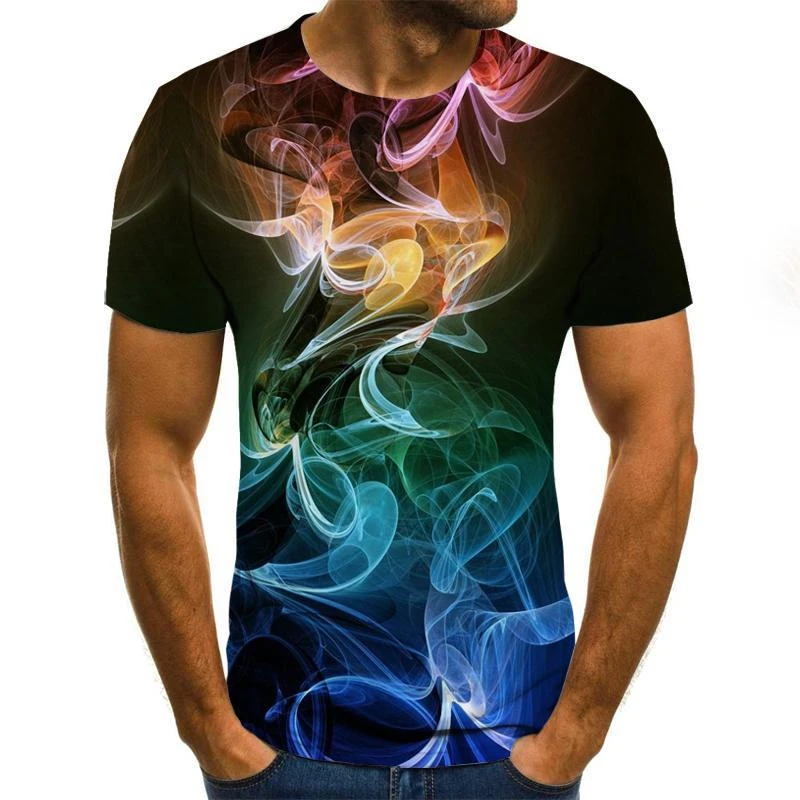 Custom Pakistan Manufacturer wholesale latest design men t shirts t-shirt fashion 3D printing T-shirt by Tricut