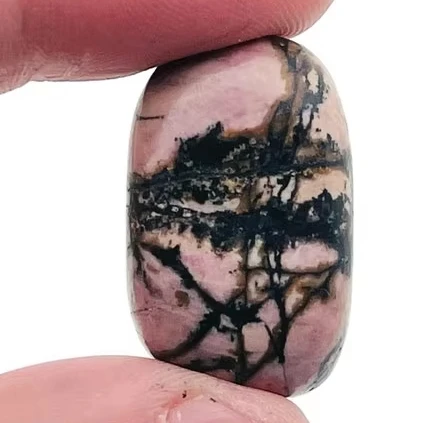 Bulk Wholesale Big Size Pebbles High Quality polished pink Natural Crystal Gravel Gem stone Rhodonite tumbled Cubes for Sale