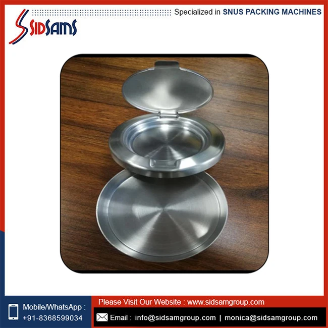 High Quality High Grade Stainless Steel Material Use Custom Design Snus Cans At Wholesale Price