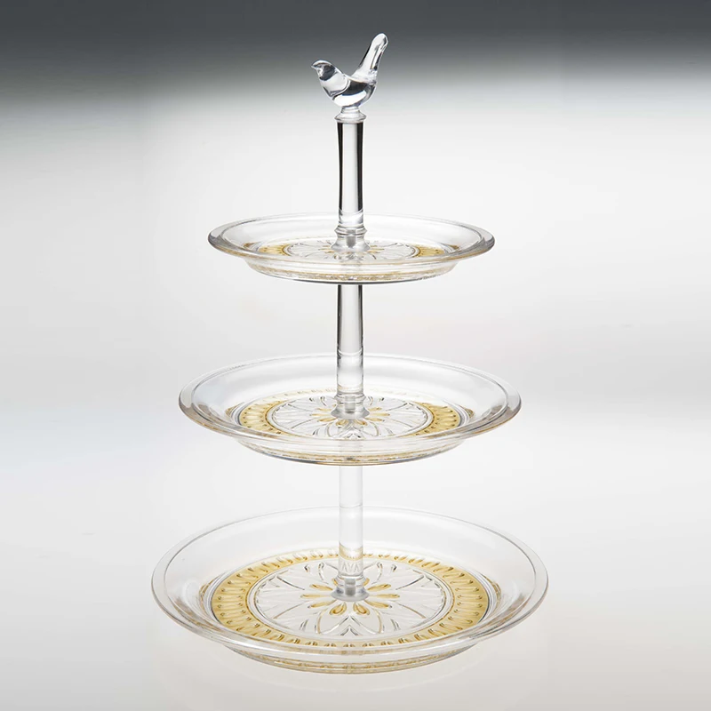 Clear Acrylic Cake Stand with Cover - Small