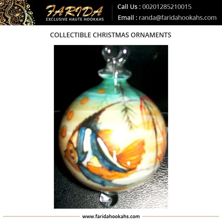 Рождественские украшения в виде рыбы стеклянная елка уникальные египетские рождественские ручной работы Лидер продаж роскошное ремесло уникальный дизайн Египте