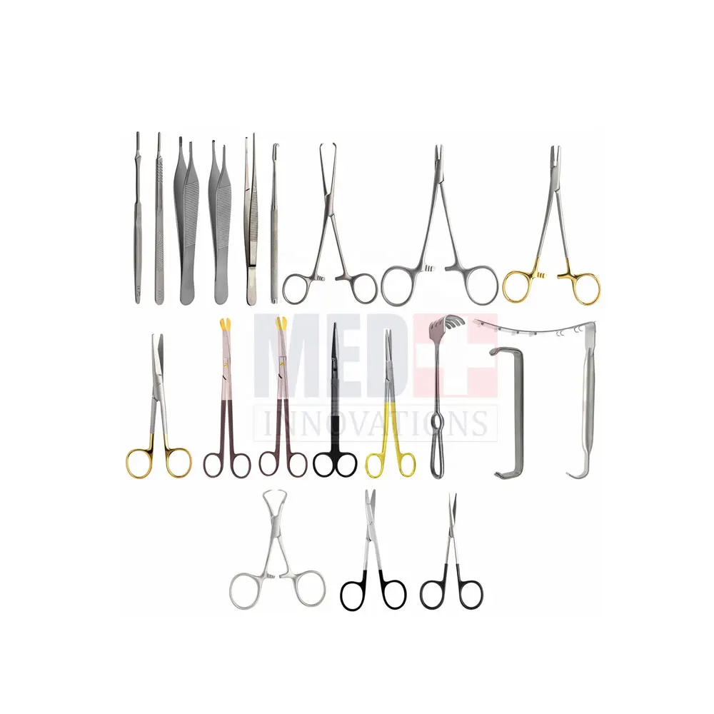 Professional Medical Devices Hospital Complete Set the Basis Surgical Instruments Package Tools Surgery Kit