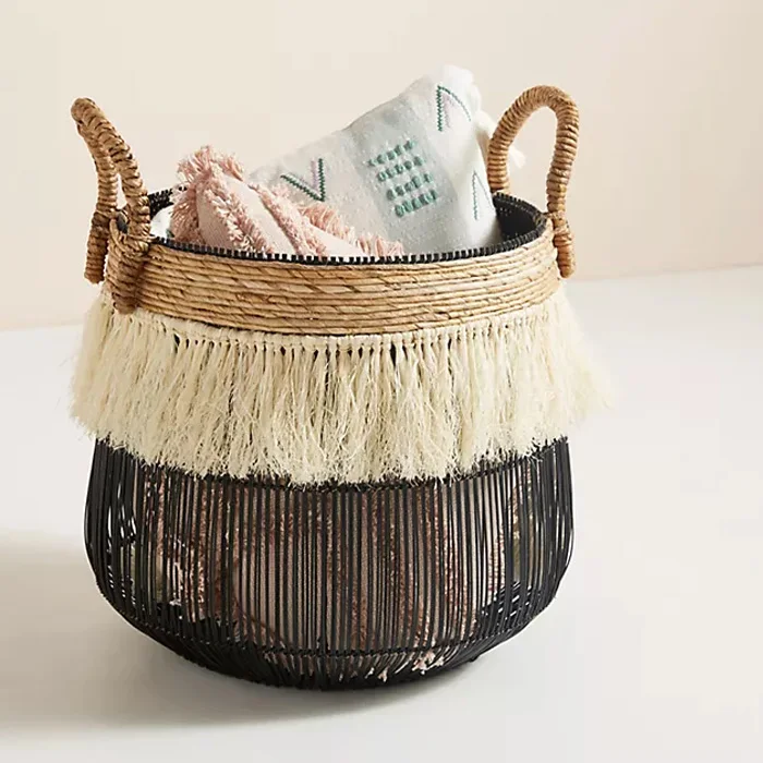 Cheap Price Storage Basket Woven Basket Wholesale Rattan Basket From Vietnam For Container Best Sale