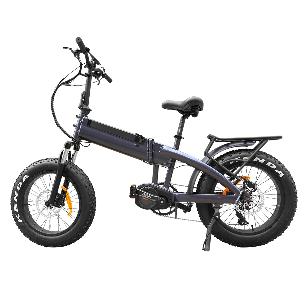 7 Speed 20 Inch Bike Ebike For Adult Alloy Folding Electric Bike 48v 14ah Ebike XR Lithium Battery Fat Tire Electric Bike 48V