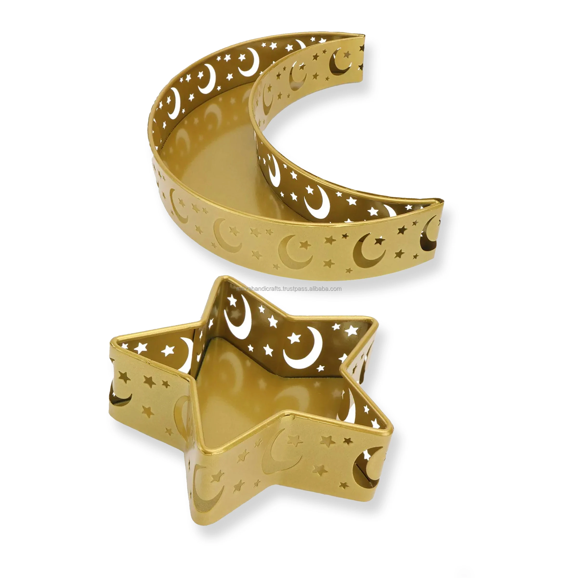 oon Tray Ramadan Eid Mubarak Trays Platters Moon Dinner Plate Tableware Dessert Food Serving Tray Ramadan Muslim Islamic Party