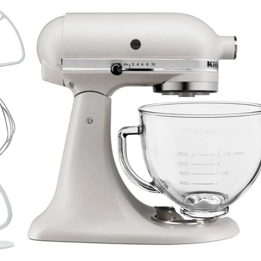 Brand New 100% Original Kitchen Mixer Artisan Thermomi_xTilt-Head Stand 5 qt. Mixer in Milkshake for sale with complete part