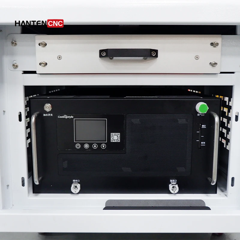 HANTENCNC independently develops pulse laser cleaning machine 300 watt water cooling system laser cleaning machine