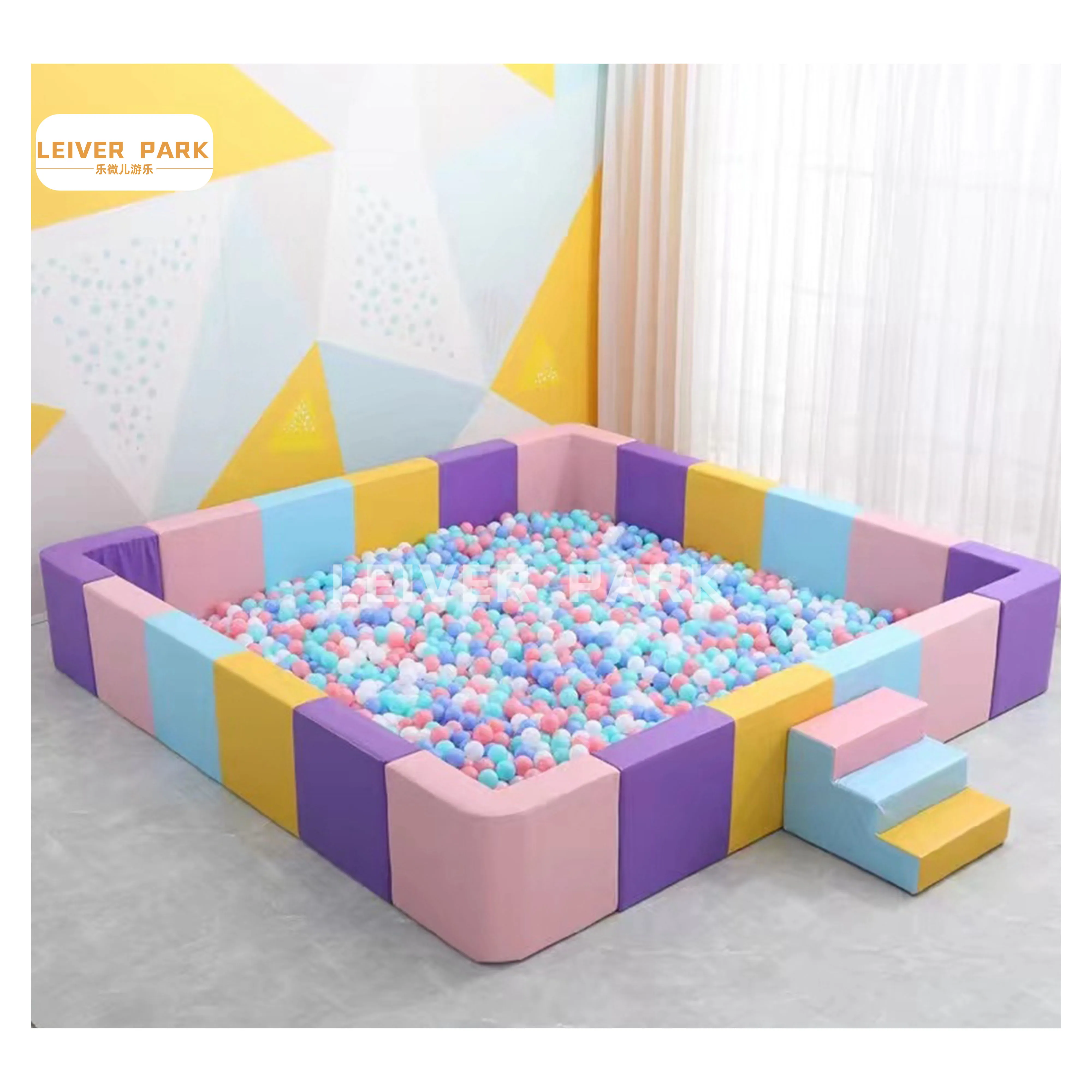 Indoor Children Playground For Home School Amusement Park Foam and Plastic Cushioned Play Area Soft Play