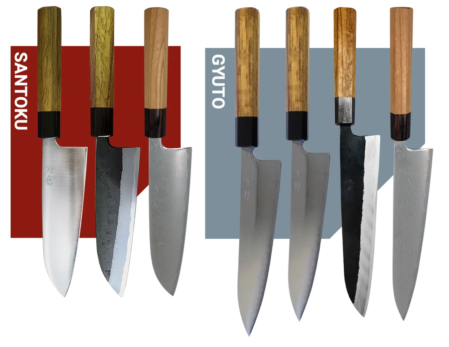 Japanese Hand made Chef Knife DAMASCUS 67 Layers SANTOKU Made in Japan