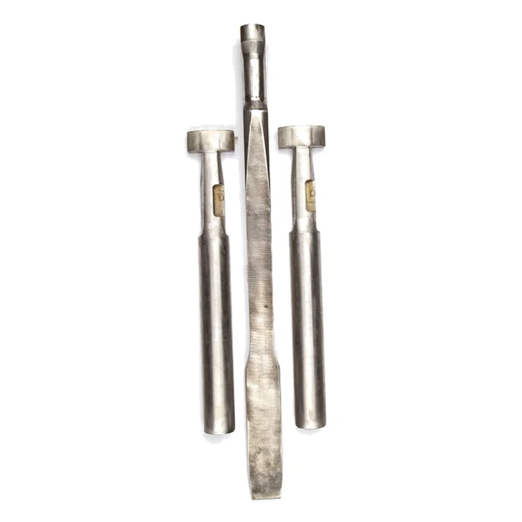 Enlarging counter wedges to enlarge the resulting crack