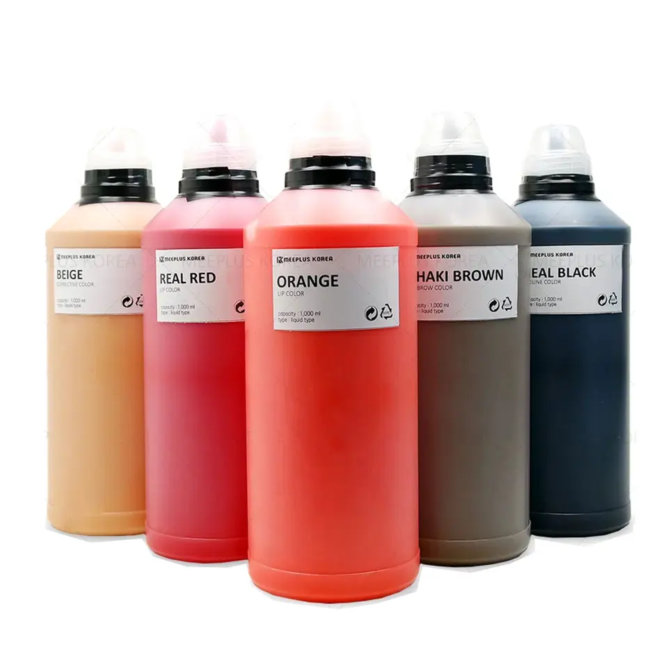 private label [19Color] Korea OEM ODM Tattoo Pigment Eyebrow Lip Brow Safe Best Tattoo Ink Pigment Micro Microblading
