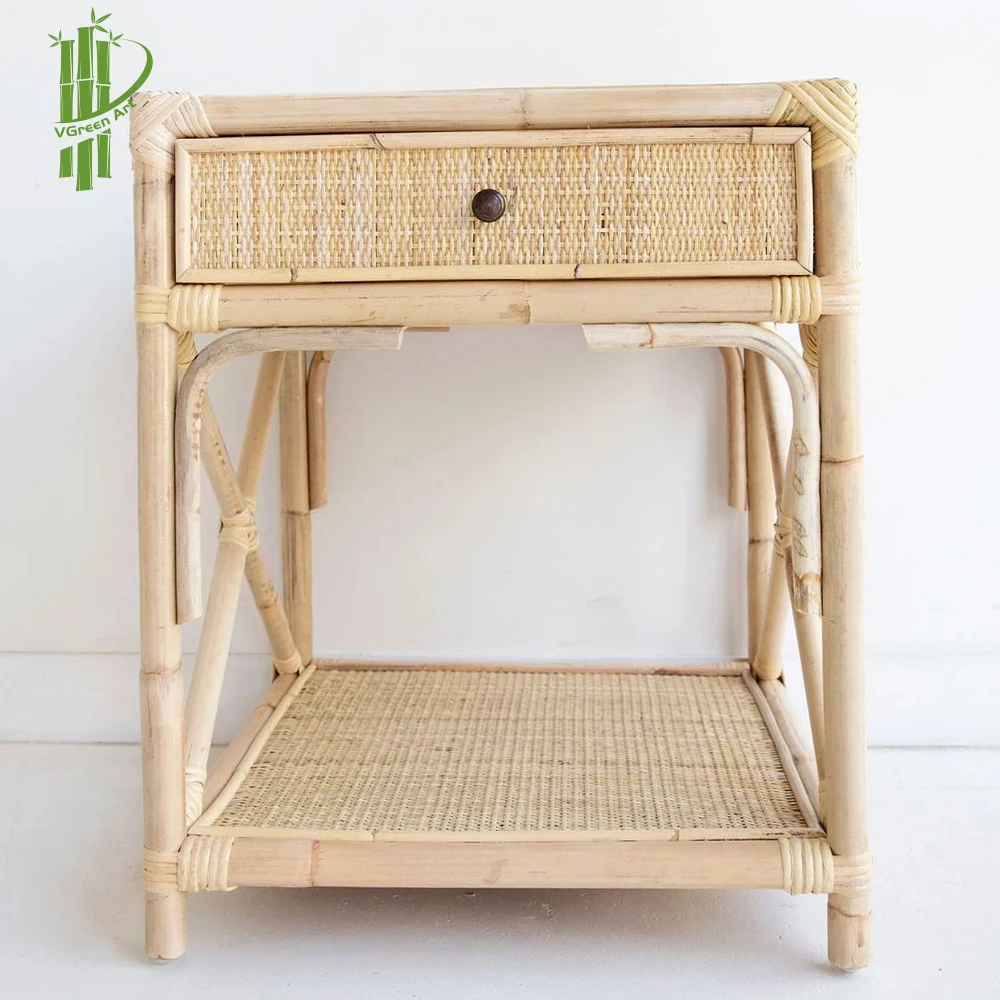 New styles  best selling 2023 Floor standing bookcase rattan book shelf cheap price wholesale from Vietnam