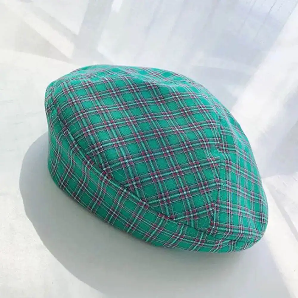 Custom Wholesale Professional Cotton Lining Training Beret Hat 100% Wool Olive Green Beret For Men