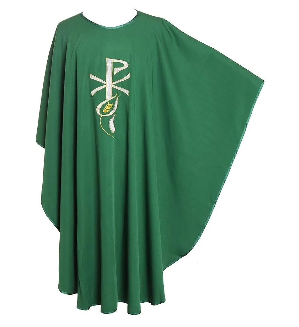 Новейший дизайн 2024 халат для хора облачение из шелковой ткани пастор суса АЛБ католическая церковь отца заводская цена
