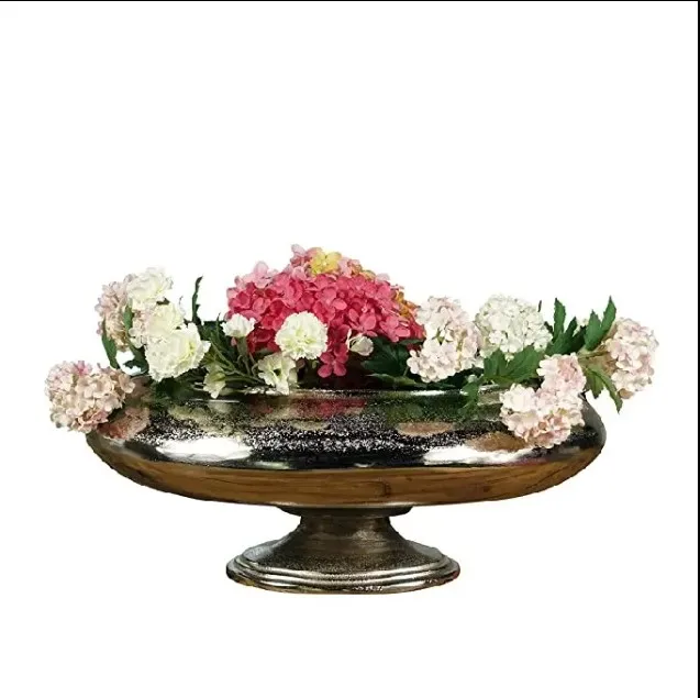 Nickle Tone Finished Table Flower Vase  for Home decoration Wedding Ceremony Decorative Luxury Flower Vase for Sale