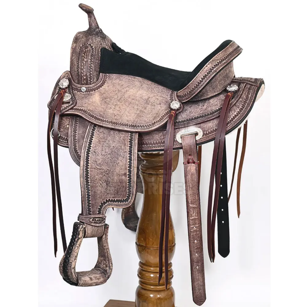 Oem Service Horse Saddles Pakistan Made Lightweight Horse Saddles Plain Dyed Horse Saddles