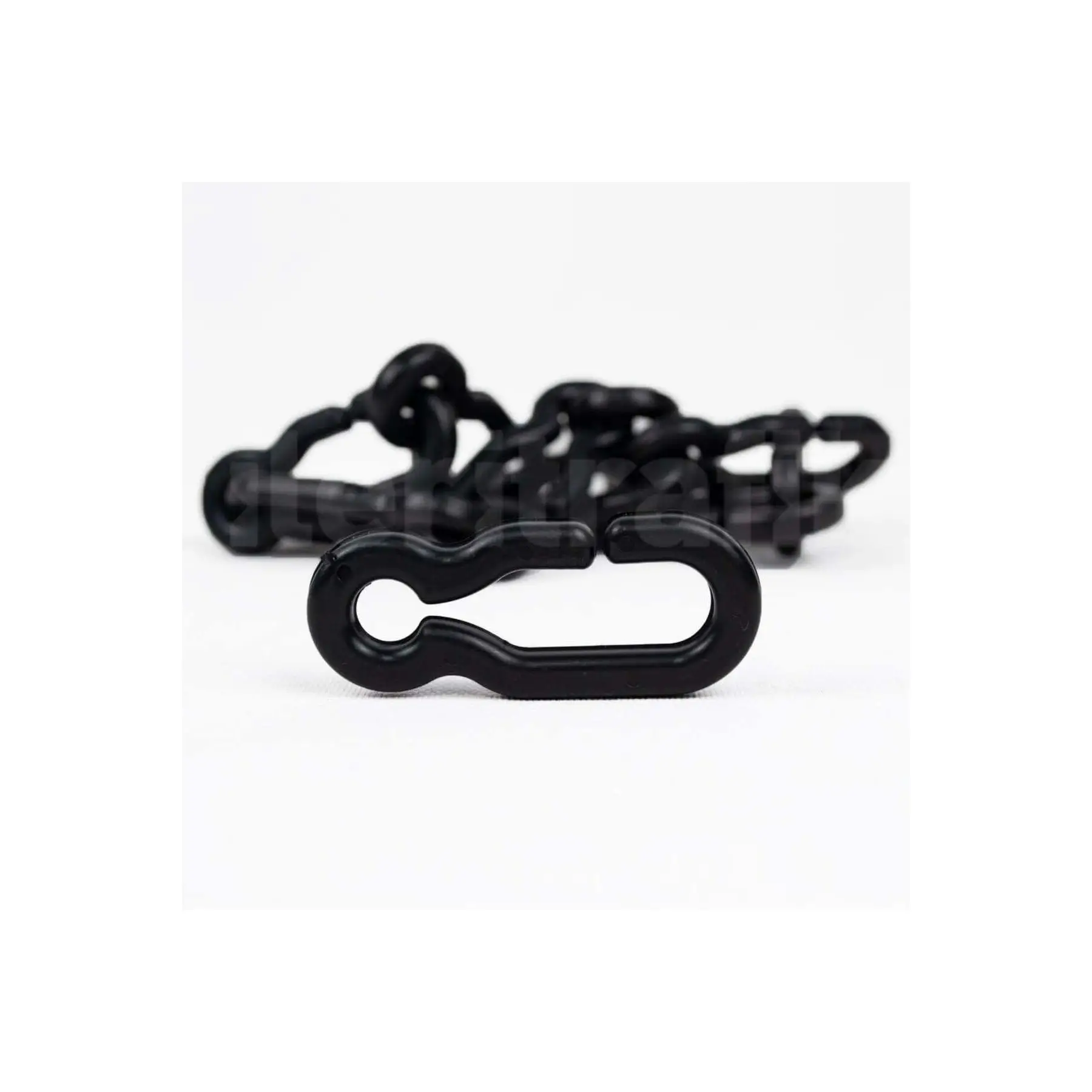 Hot Sale  PPC  Black Chain Clip for 6 mm Chains  10- Pack Cone top , Delineator