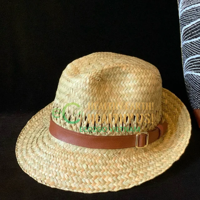 Custom Wholesale Summer Fashion Straw Hat For Men/ Straw Hat Women Made Of High Quality Natural Material In Vietnam