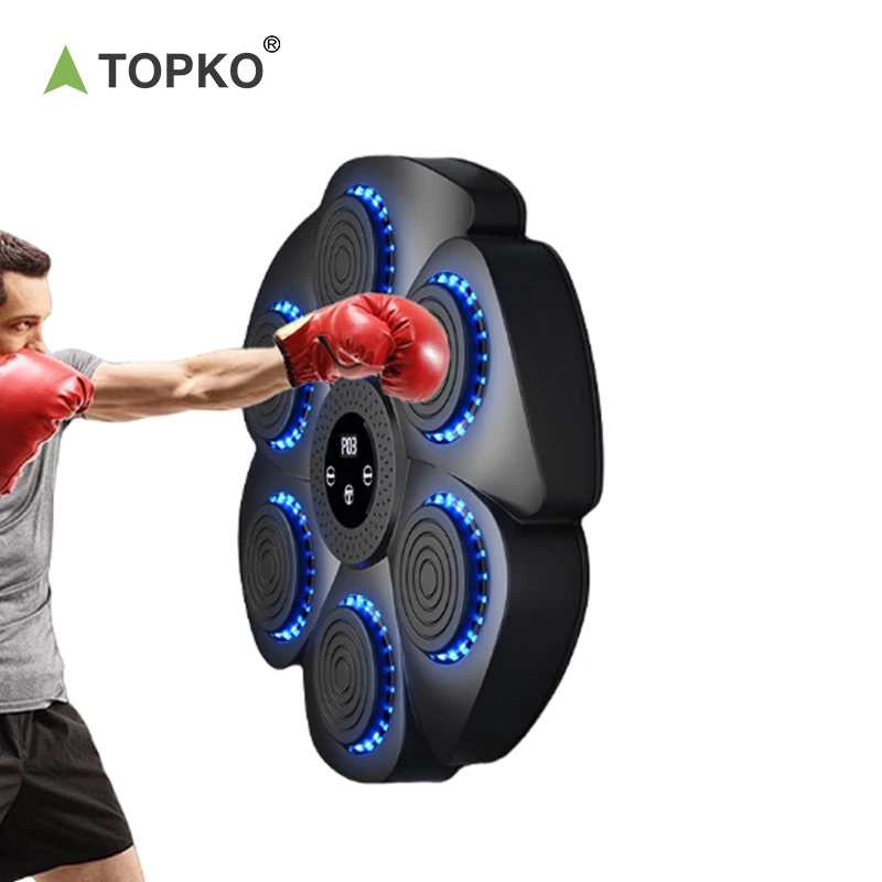 Высококачественная интеллектуальная боксерская машина TOPKO из ПВХ для домашнего крытого тренажерного зала настенная