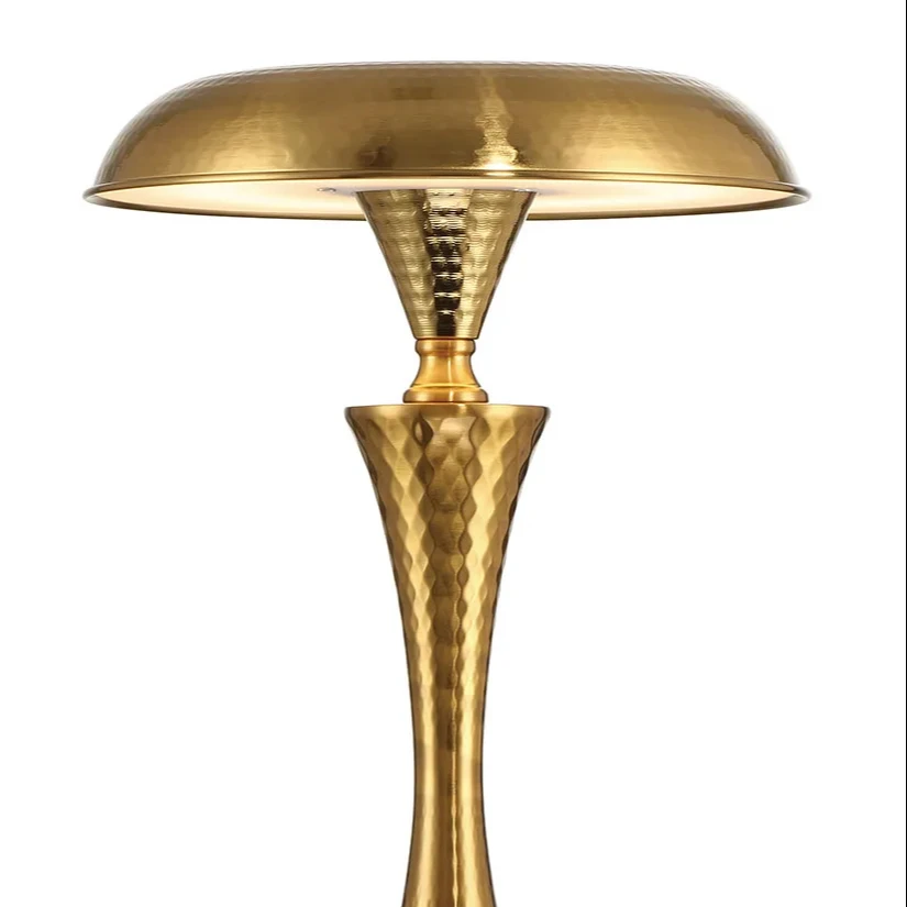 9W Brass Table Lamp with DC Charging