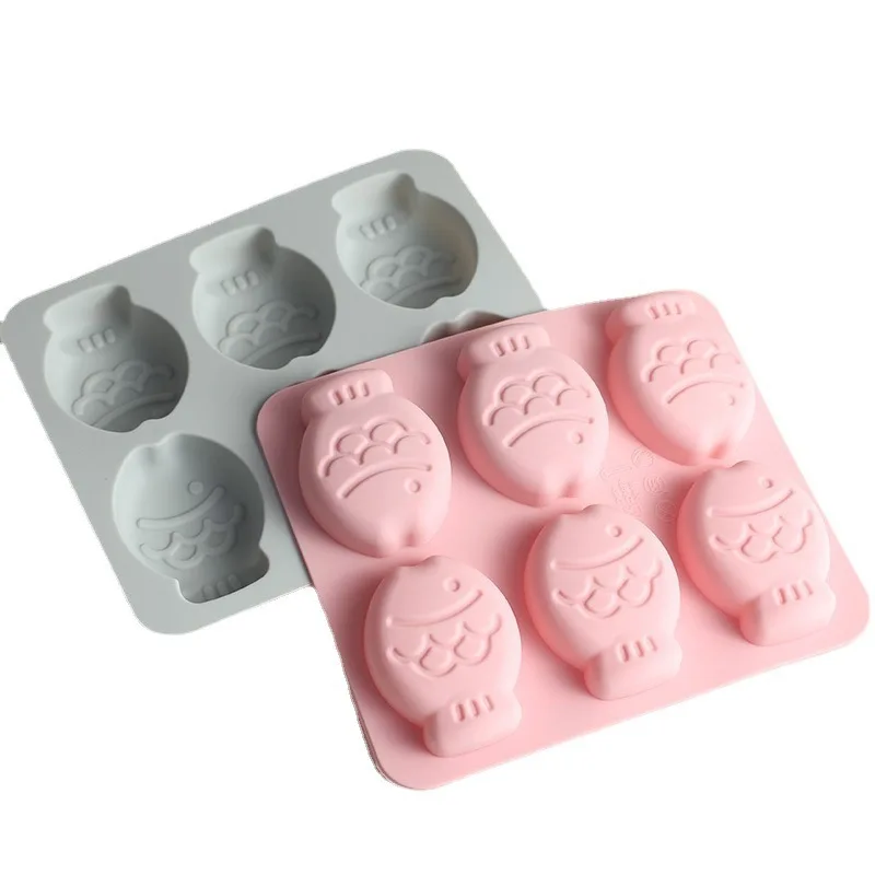 Fish Shaped Mousse Cake 3D 6 Cavity Pudding Mold for Jello Baking Tools Kitchen Gadgets Kitchen Accessories