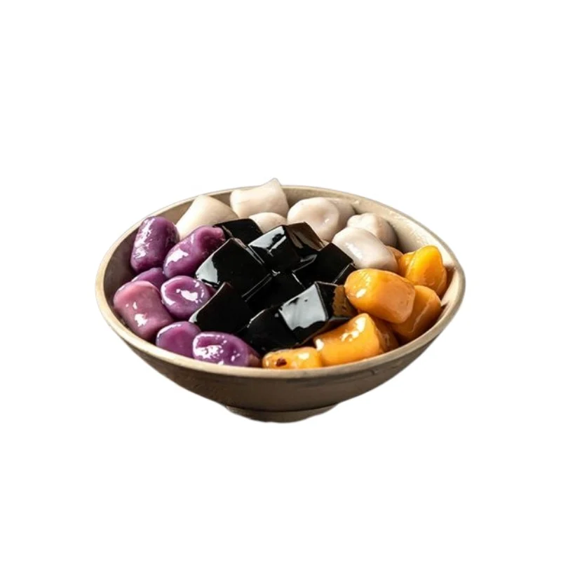 Herbal HALAL Dried Black Grass Jelly Powder For Bubble Milk Tea