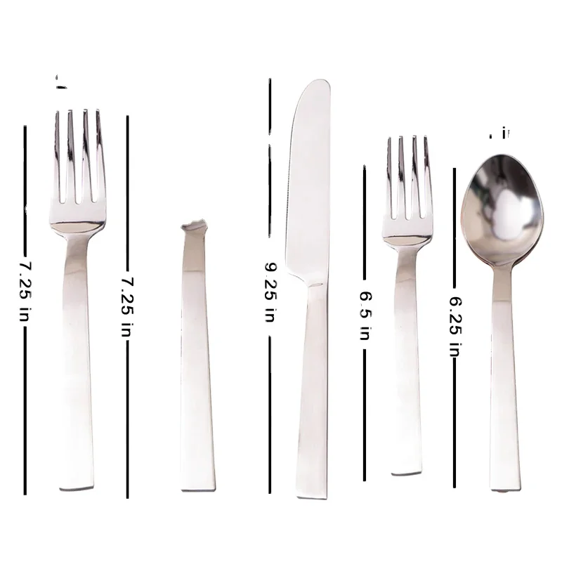 New Arrival High Quality Stainless Steel Cutlery Set with Designer Knot Handles Wholesale Metal Flatware Home Hotels Dining Use