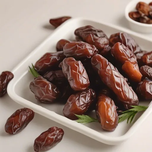 Best Deglet Nour Tunisian Dates, Branched Natural Nour Dates , Packed Dates 250 gr Tray. Mediterranean Diet.