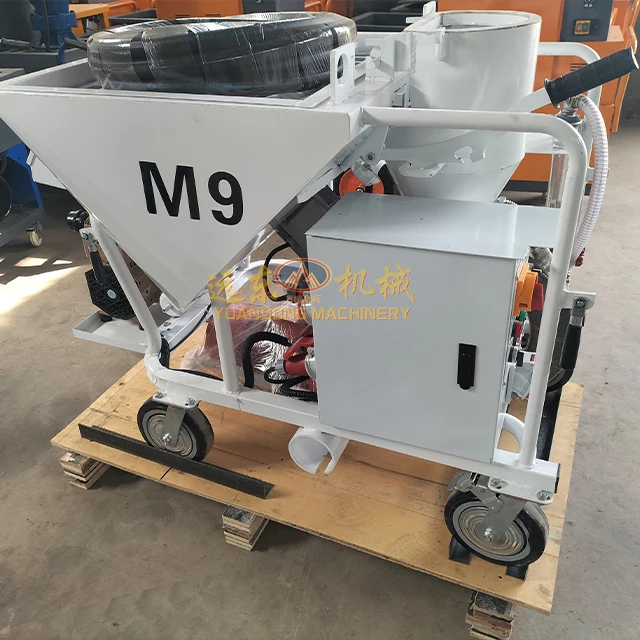 High Quality Gypsum Dry Powder Screw Plaster/gypsum Mixing Spraying Machine With High Pressure For Exterior And Interior Wall