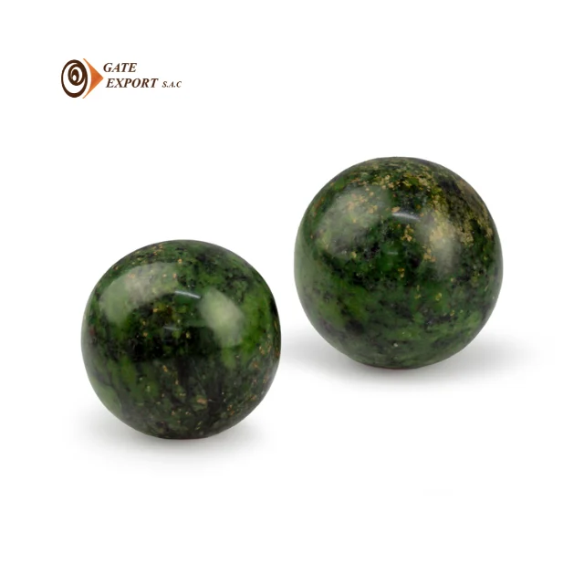 BEST PERUVIAN NEPHRITE STONE SPHERE SHAPE/HANDMADE/ARTISAN/CRAFT/STONE CRAFT/HANDICRAFT/TEMPLE/HAPPINESS/PURITY / SERENITY