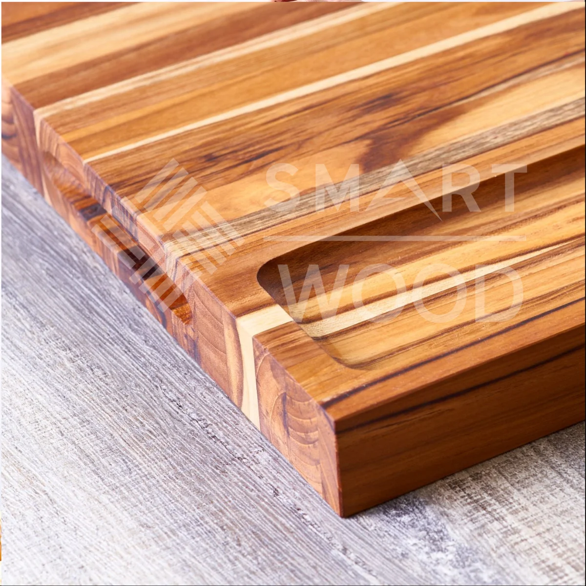 TEAK FULL LENGTH EDGE GRAIN CUTTING BOARD MULTIFUNCTIONAL ACACIA WOOD WITH WHOLESALE PRICE FROM SMARTWOOD VIETNAM