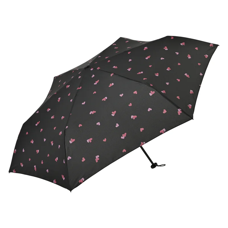 compact umbrella smart light crayon heart carbon mini 55