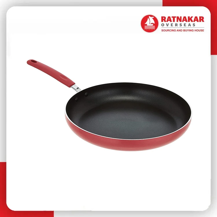 Non Stick Fry Pan Cookware Professional Design Induction Base Hard Anodized Cooking Non Stick Pan With Lid For Sale