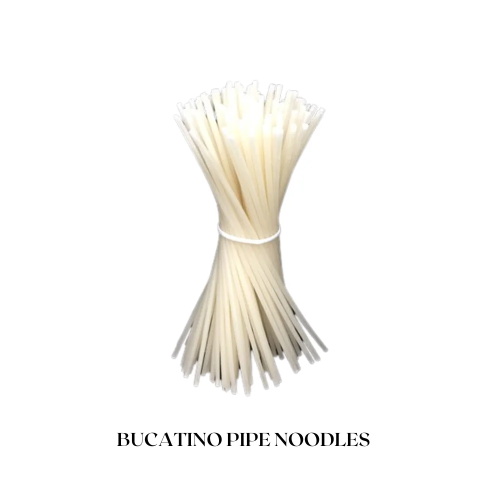 Tasty Noodles Bucatino Pipe Noodles Ingredient Natural rice flour 80% Taste Delicious Smooth Date One Years Dried Noodles