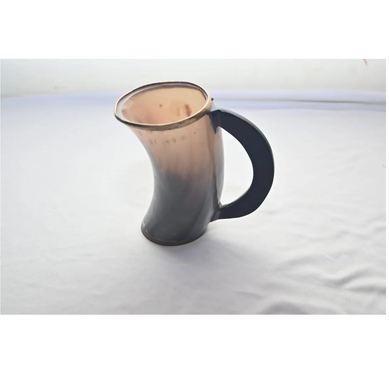 Best Quality Buffalo Horn Tumbler 1L Capacity Customizable India Viking Horn Mug Tankard for Club Parties for Coffee Accessory