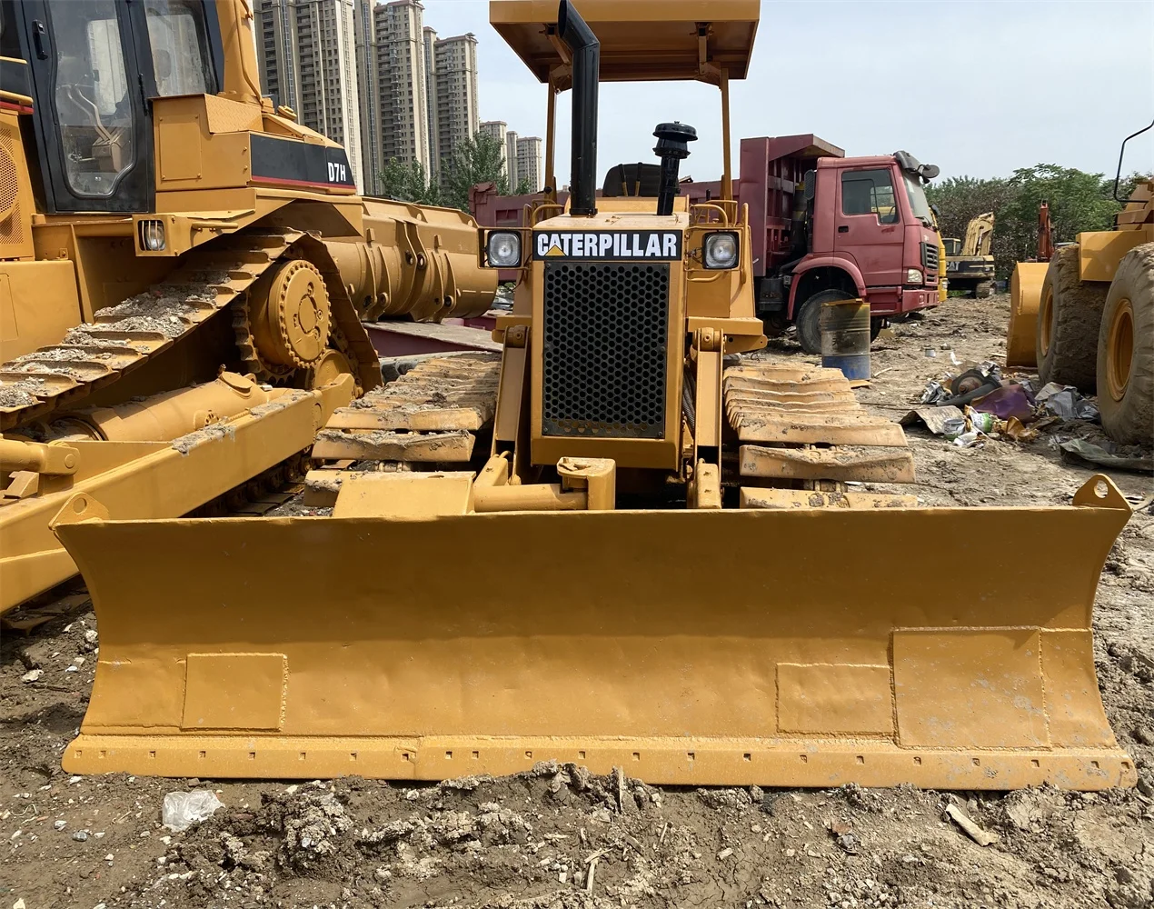 Used Caterpillar D3c Dozer Cat Crawler Mini Bulldozer D3c Tractor with good condition