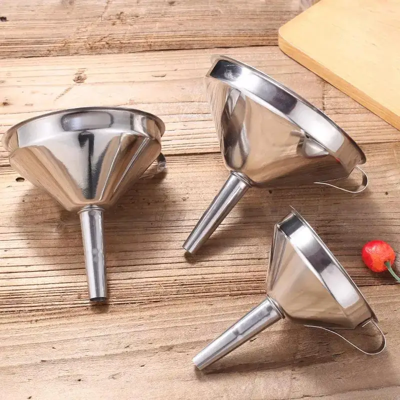 Лидер продаж Высококачественная Воронка для масла из нержавеющей стали воронка пищевых продуктов с ситечком