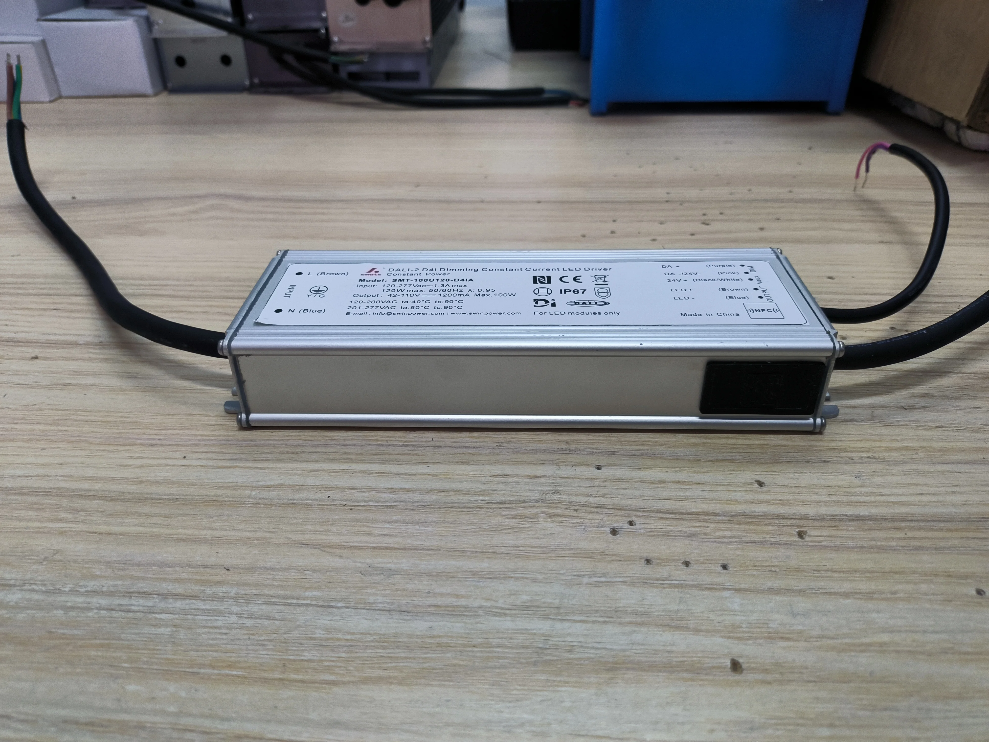 UL D4i Intelligent Dimmable Constant Current Led Driver 100W 72-235V LED Power Supply 1200mA