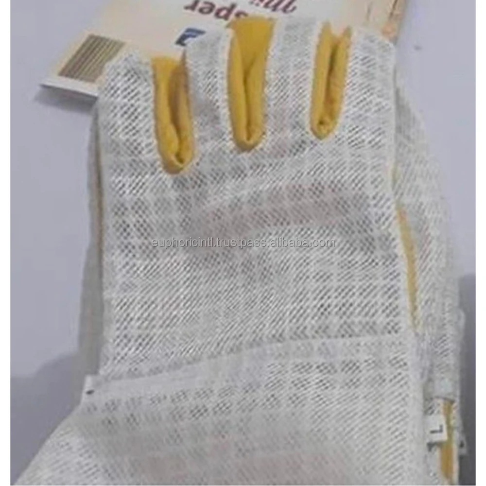 Customization Honey Bee Cowhide Leather Work Gloves Anti Bee Sting Long Sleeve Breathable Gloves