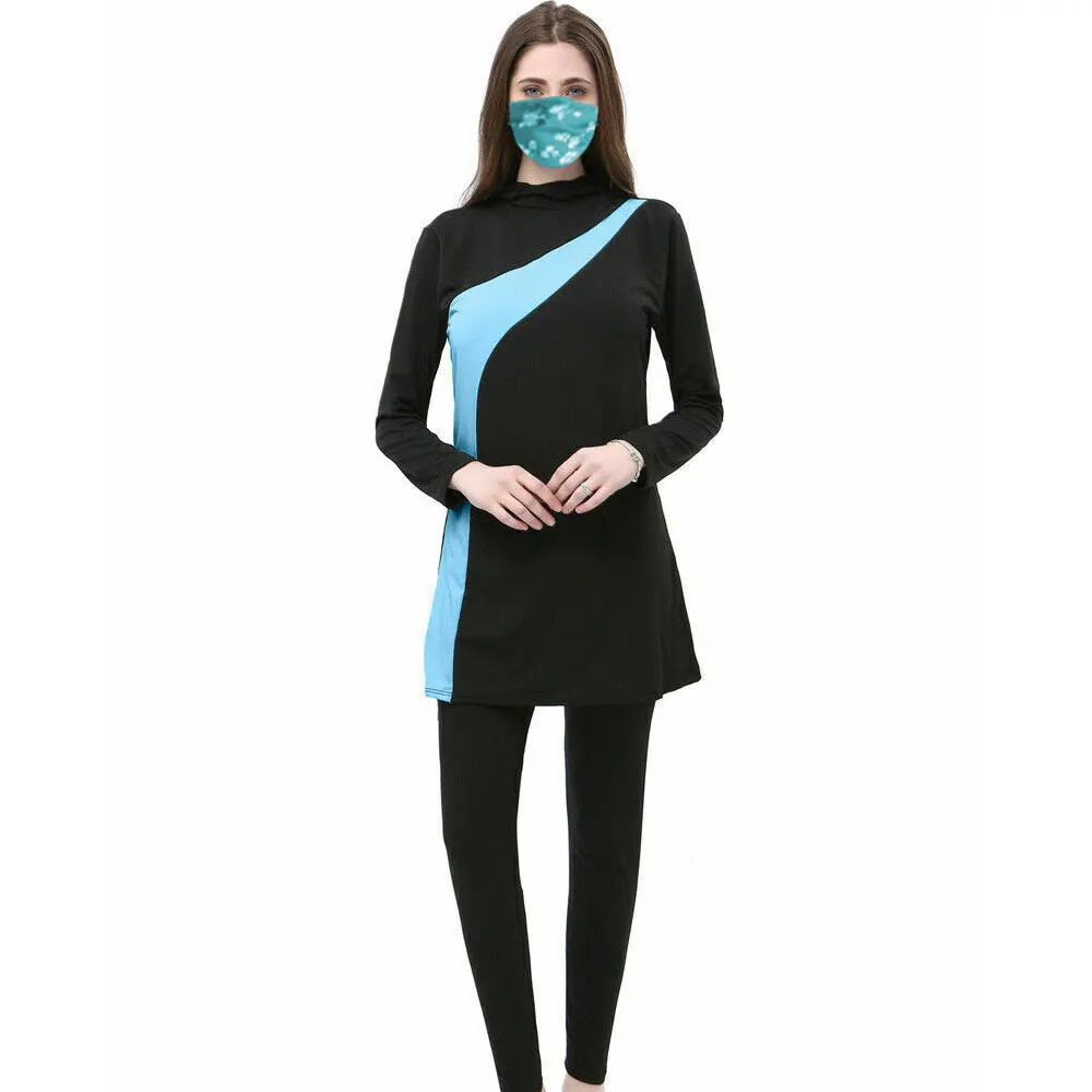Cover Up Islamic Muslim Womens Borkini Swimwear Beachwear Supplier Manufacturer 2024 Plus Size Nylon Swimsuit