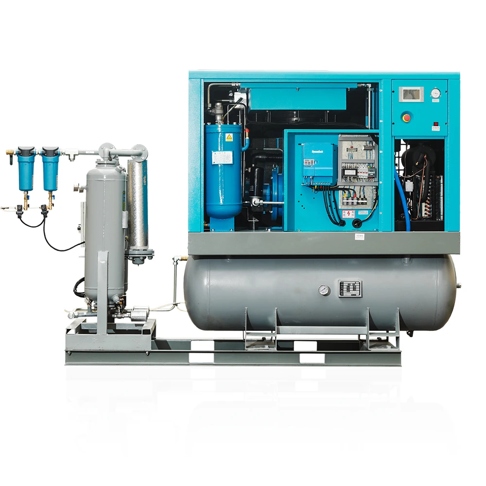 Professional Industrial air compressor factory wholesale 22kw 30HP silent rotary screw air compressor