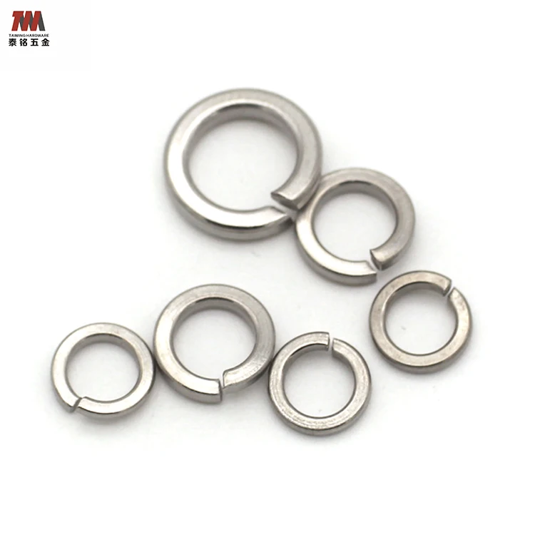 Spring Locking Action - Split Ring Lock Washers