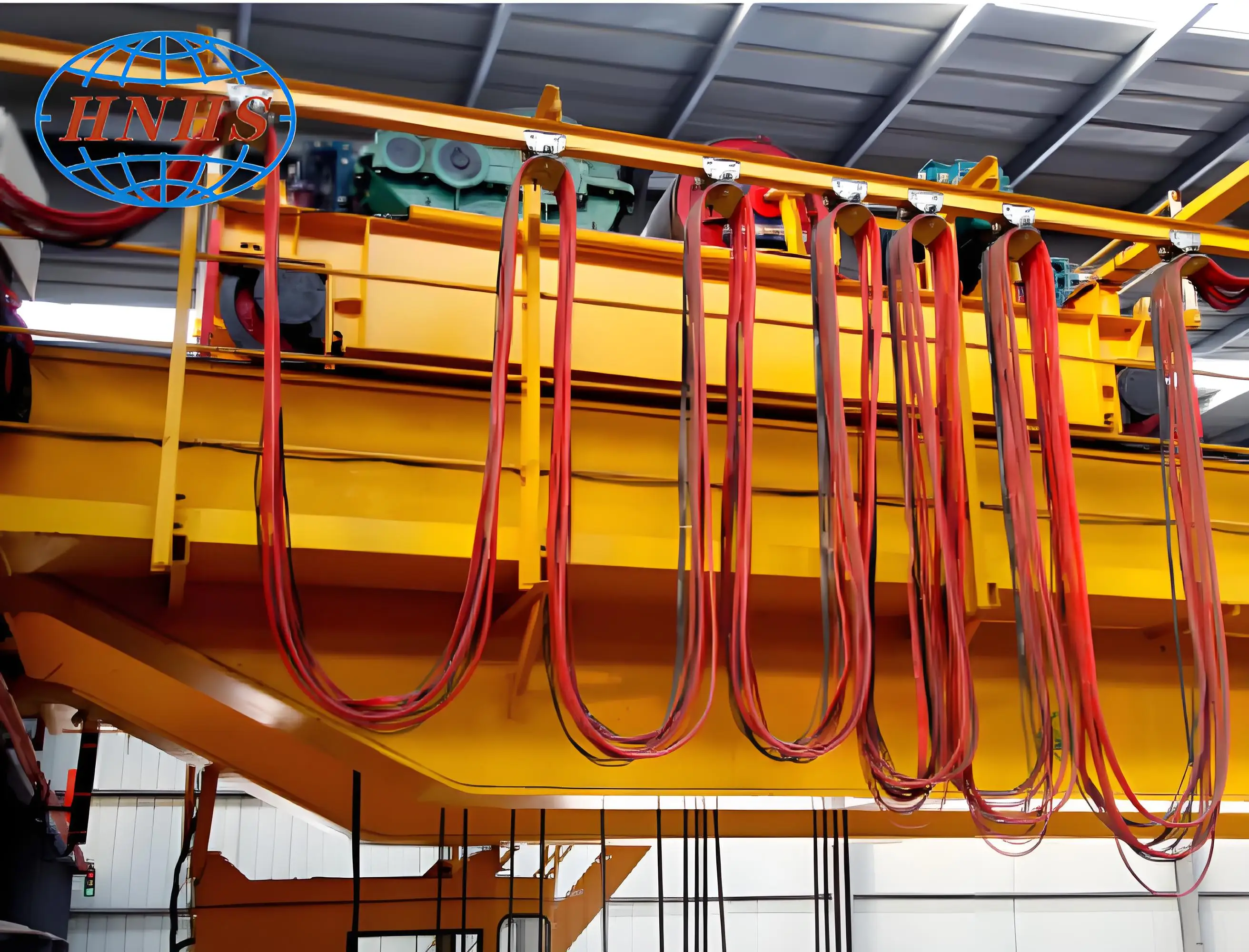 Heavy duty QB model cabin control double beam explosion proof bridge crane