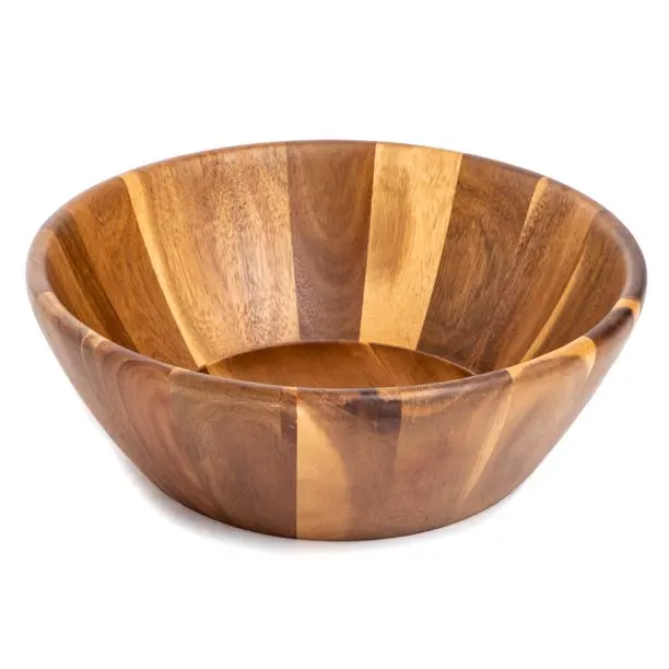 Customizable Tabletop Elegant Design Hand Crafted Mango Wooden Dining Bowl with Server for Multipurpose Use With Best Quality